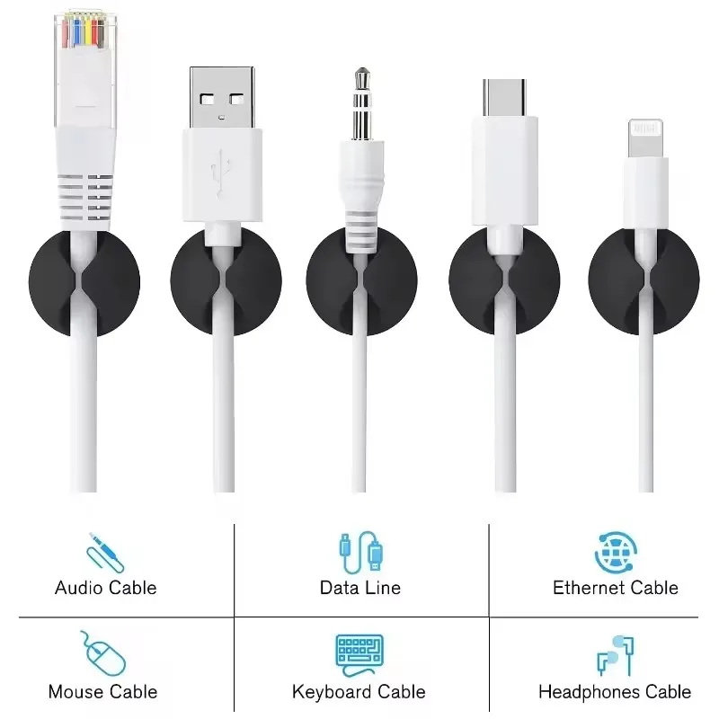 5/50Pcs Mini Cable Organizer S - Cable Box Organizer のレビューと価格