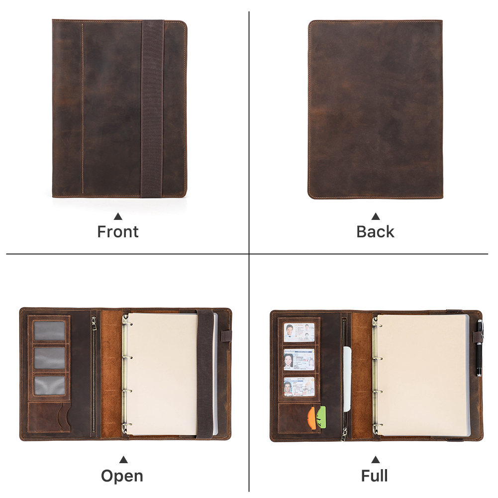 Luxury Retro Business A4 Noteb - Ring Binder Box のレビューと価格