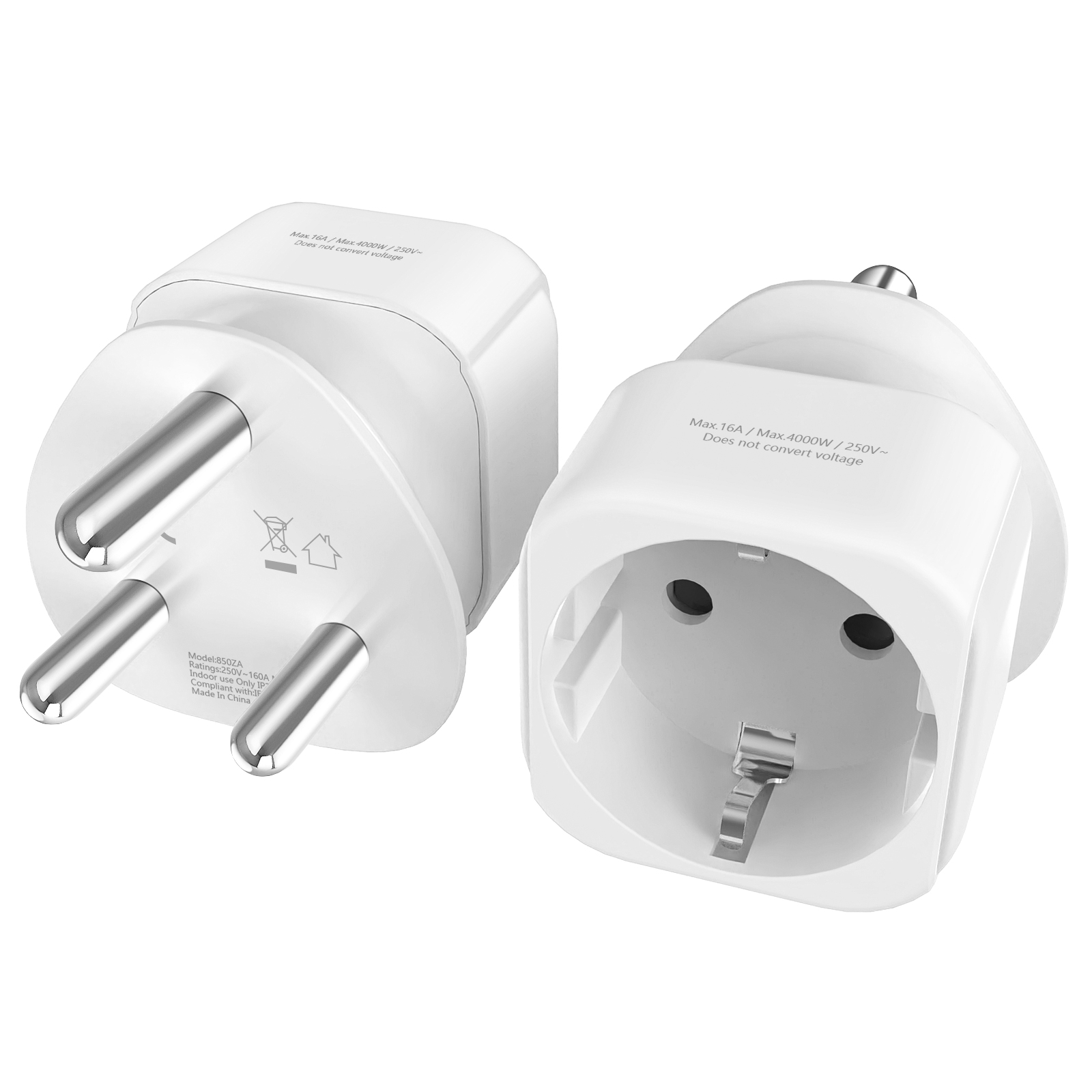 2PCS South Africa Travel Adapt - Power Strip Flat のレビューと価格
