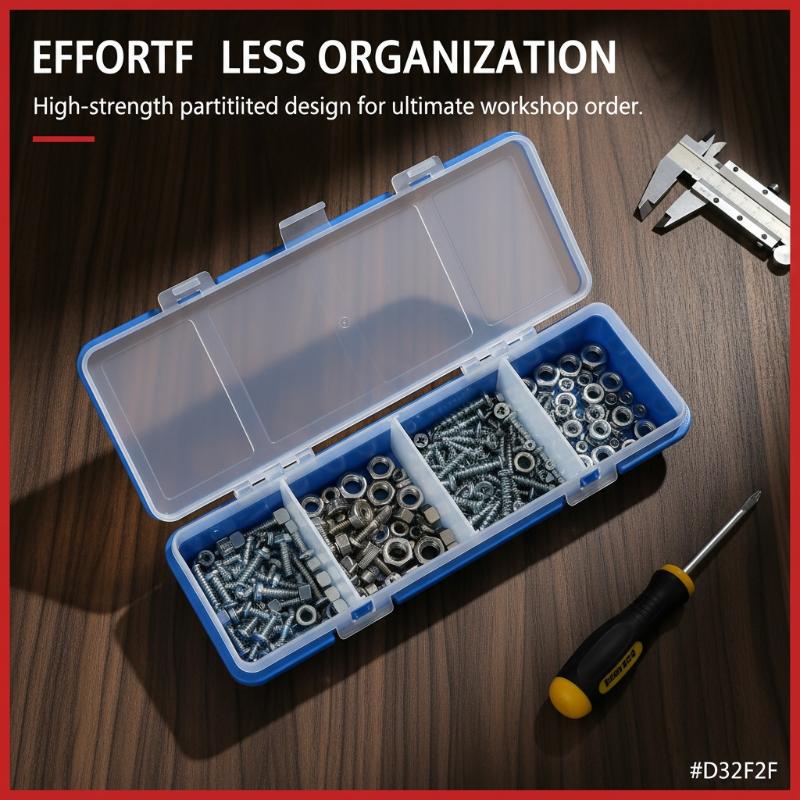Screw Organizer Box Blue Red B - Cable Box Organizer のレビューと価格