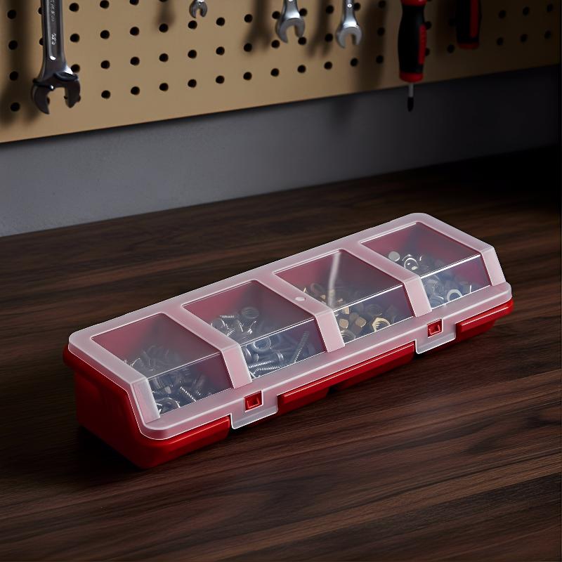 Screw Organizer Box Blue Red B - Cable Box Organizer のレビューと価格
