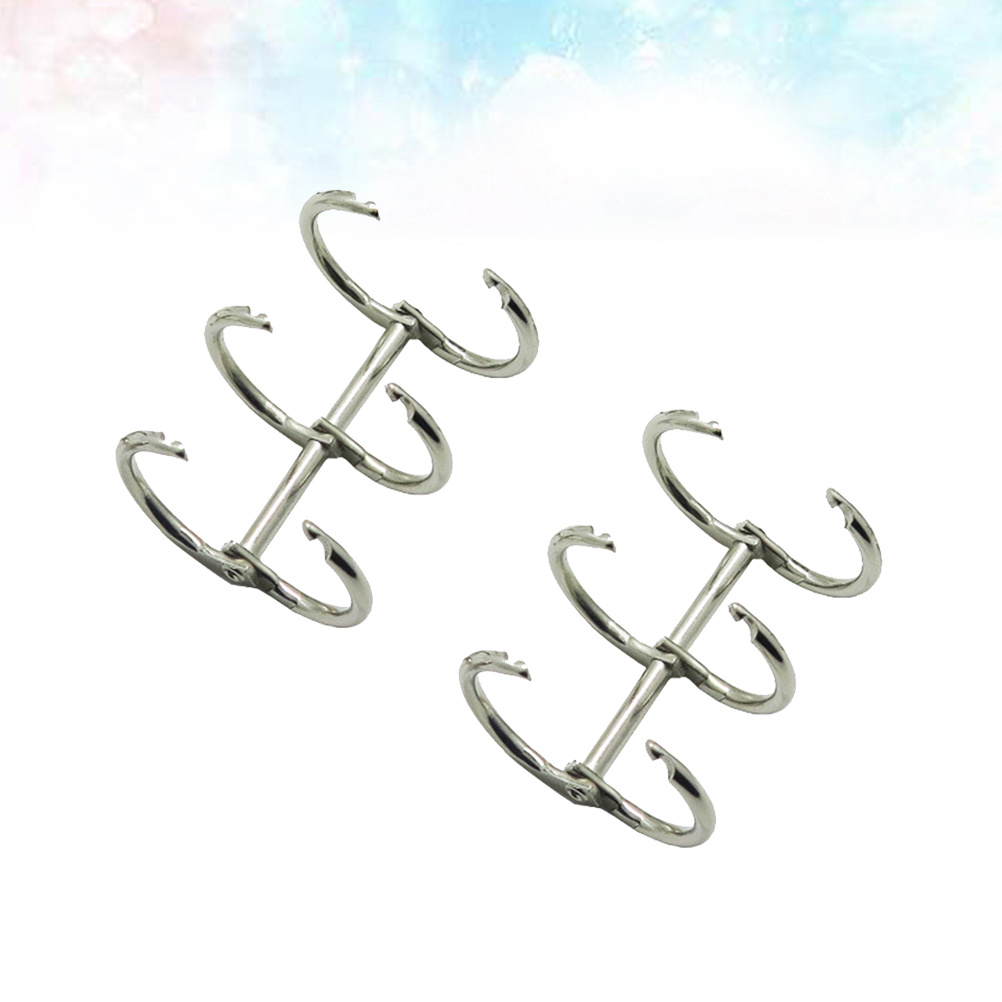 6 pcs 20Mm Nickel-Plated Metal - Ring Binder Box のレビューと価格