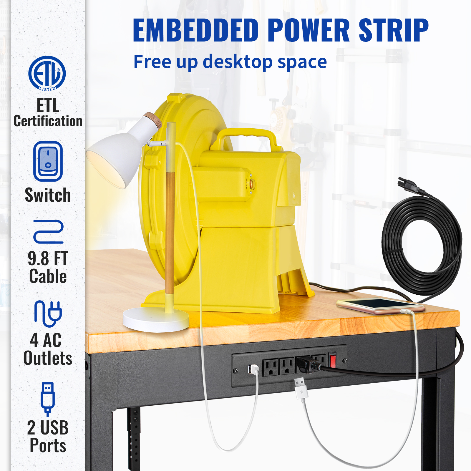 SucceBuy 72cm Woodworking Work - Desk Setup Oak のレビューと価格