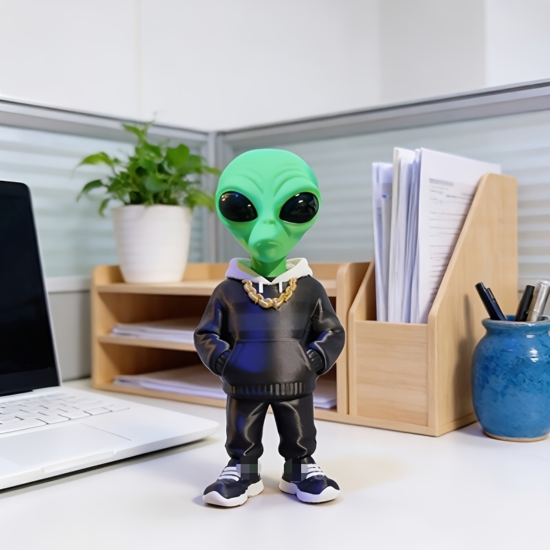 1 Piece Green Alien Figure wit - Desk Setup Home Office のレビューと価格