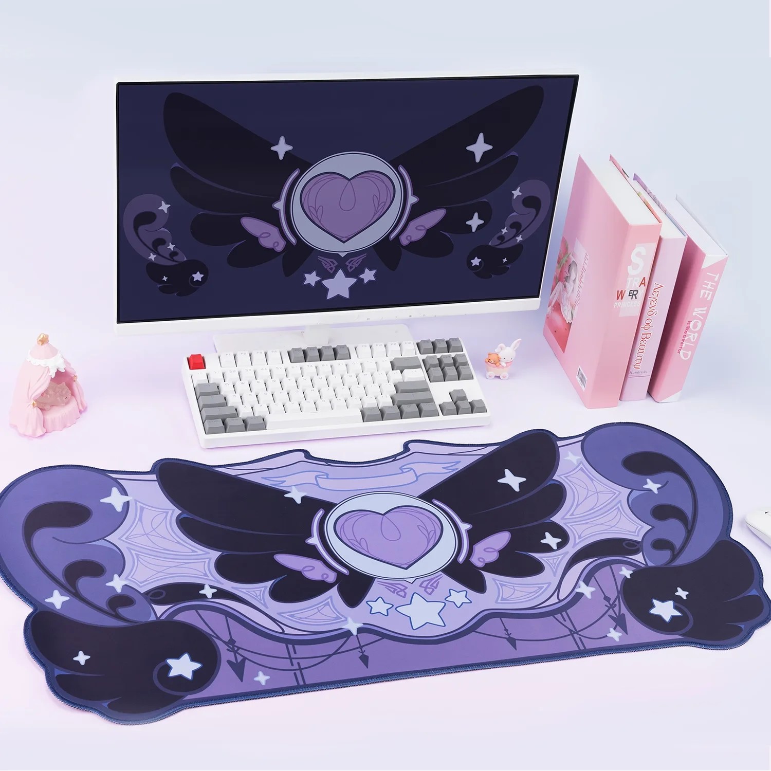 VIKAMA Irregular Purple Black  - Desk Setup Black のレビューと価格