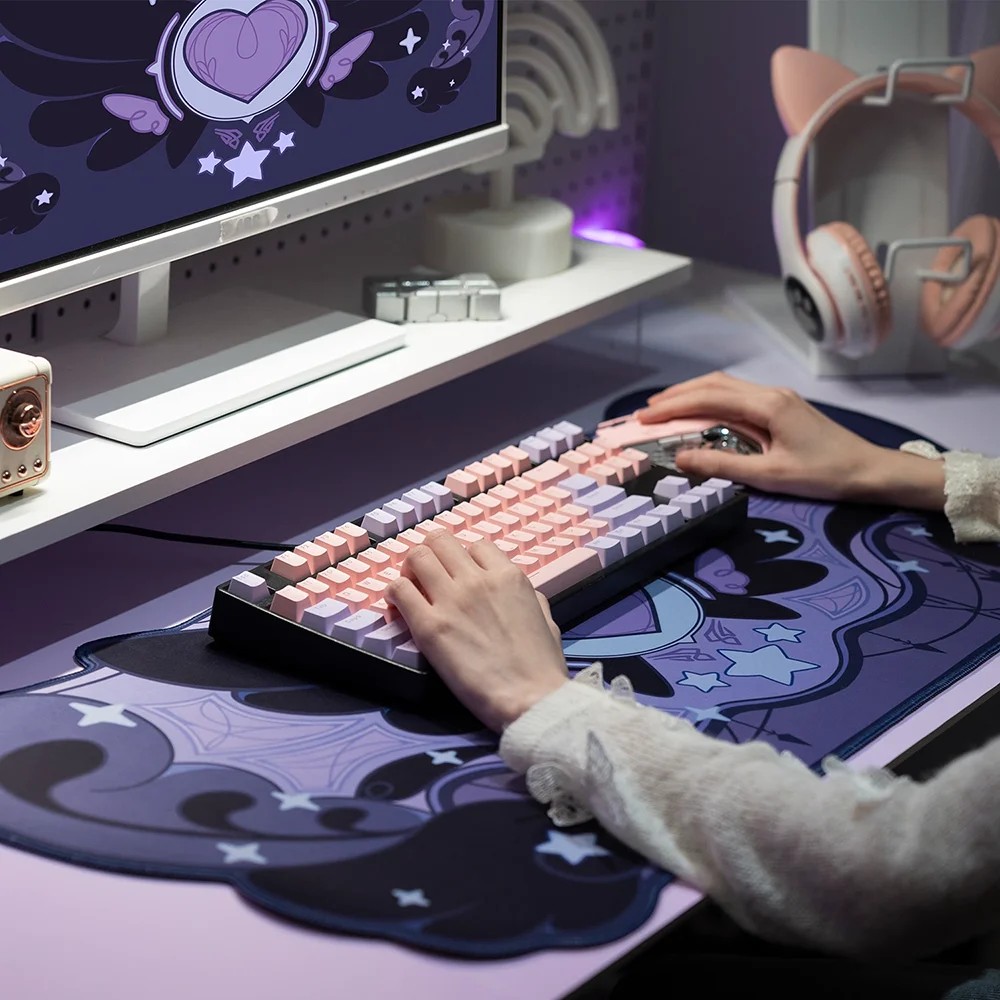 VIKAMA Irregular Purple Black  - Desk Setup Black のレビューと価格