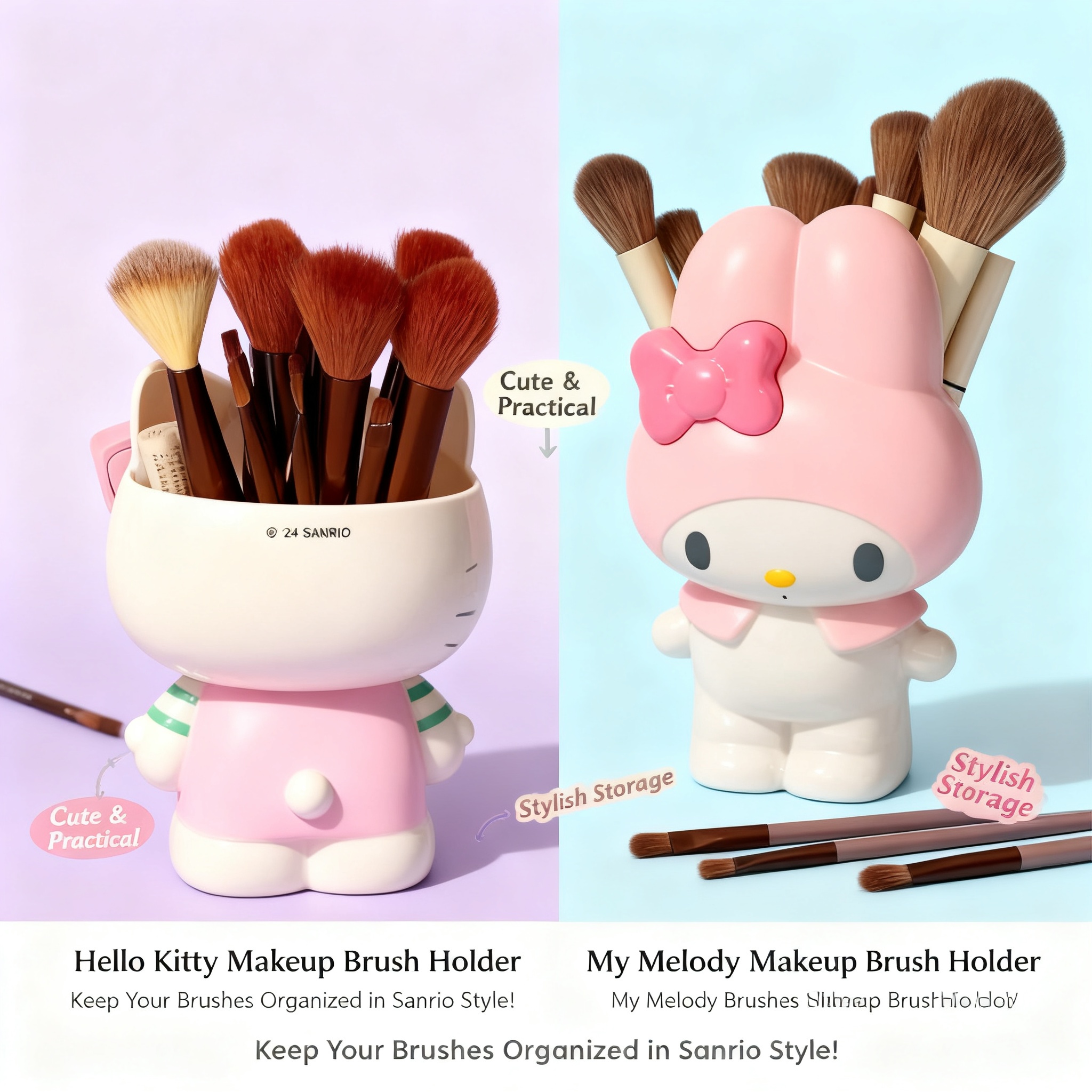 My Melody Hello Kitty Makeup B - Cable Box Organizer のレビューと価格